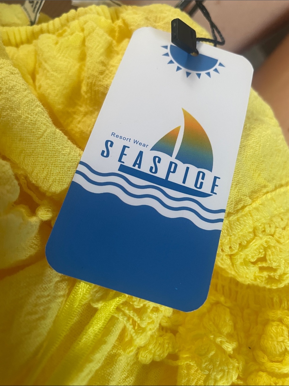 Seaspice Women's Yellow High-Low Dress Boutique